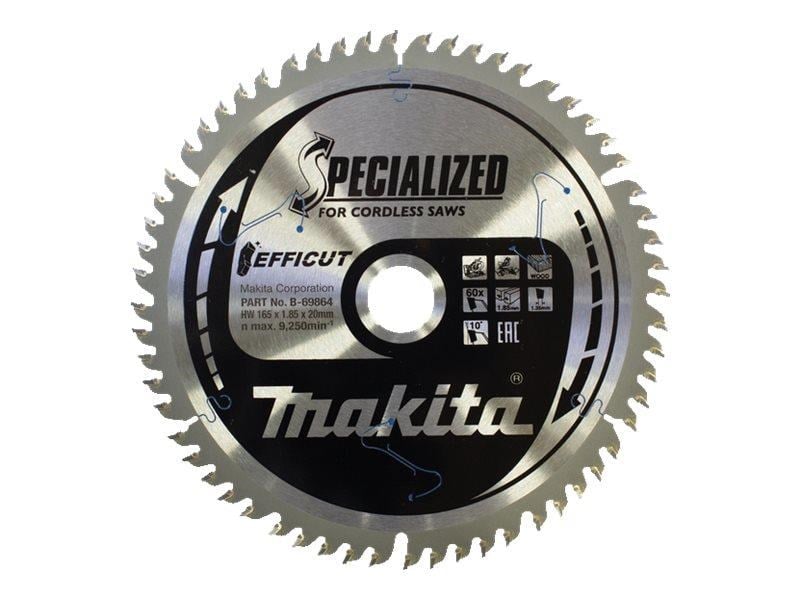 Makita Efficut Circular Saw Blade - for wood metal laminate medium-density fibreboard Rundsav B-69864