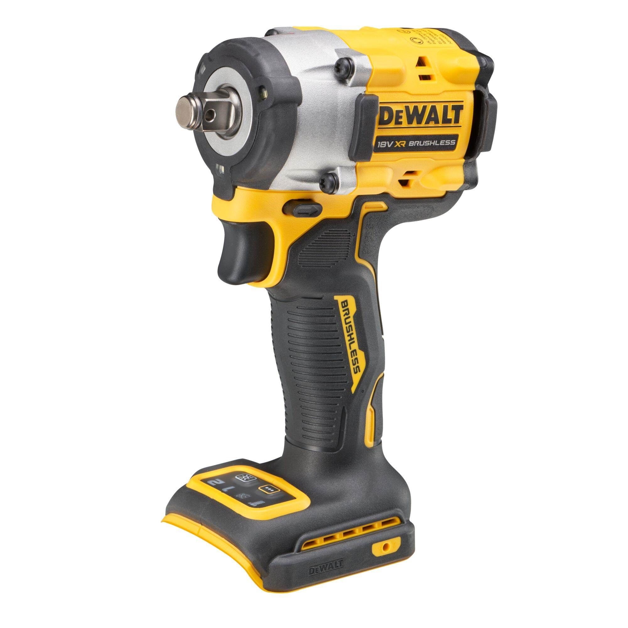 Dewalt 18V XR kulløs 1/2" klemring, kompakt slagnøgle - uden tilbehør Værktøj DCF921N-XJ