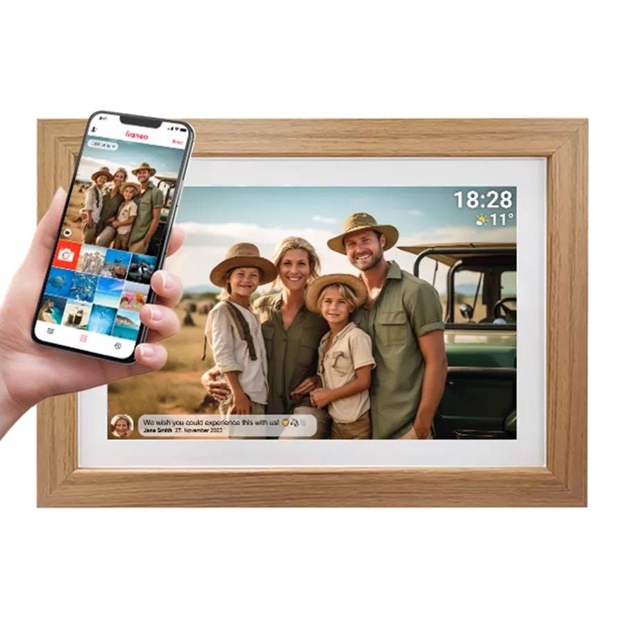 DENVER FRAMEO PFF-1042LW - Light wood Digital Fotoramme