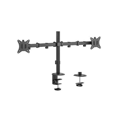 Gembird Monitor Arm Pole - Adjustable desk arm 2-displays 17"-32" Skærmholder MA-D2-01