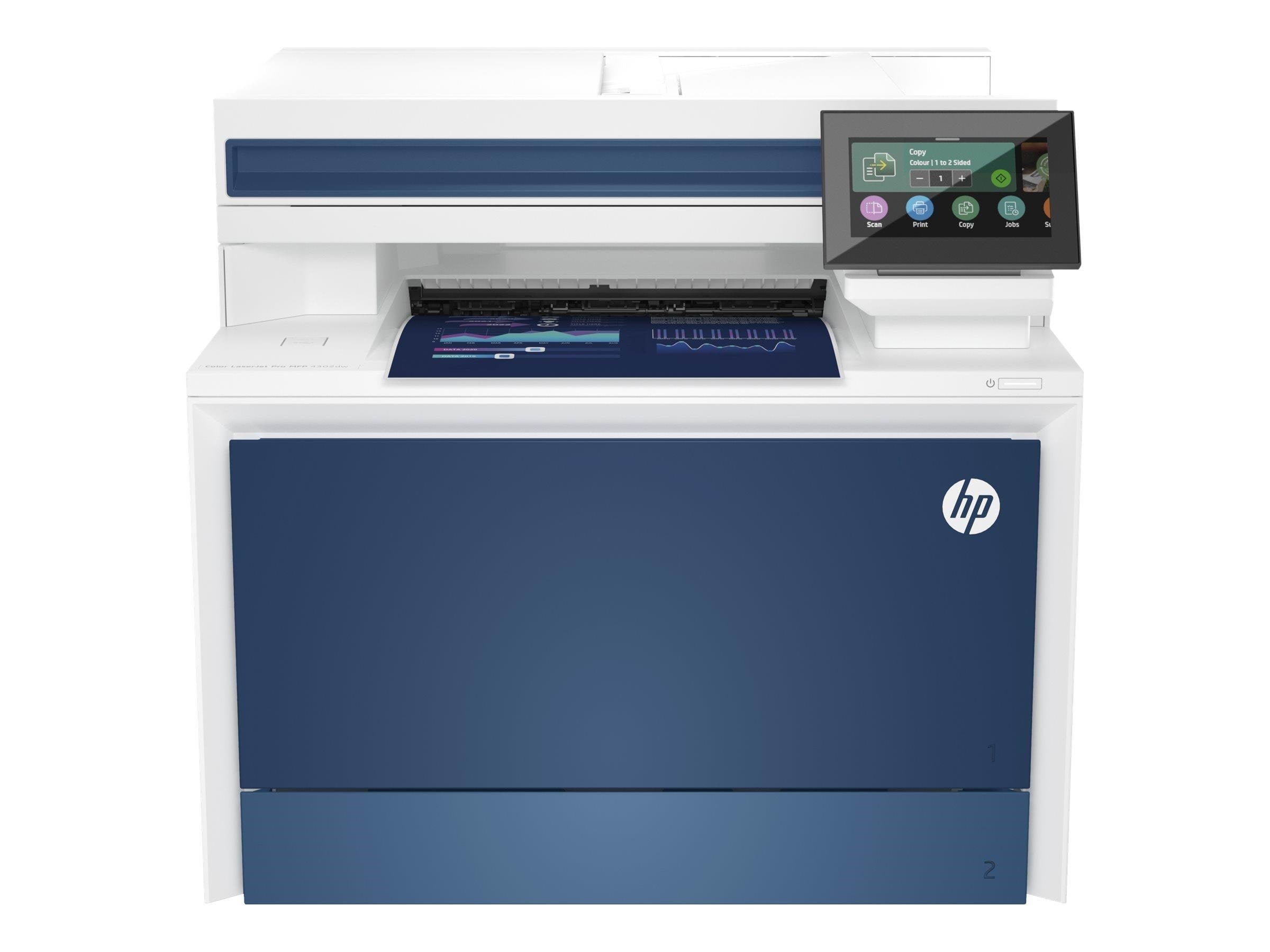 HP Color LaserJet Pro MFP 4302dw - Color Laser - 33 ppm - 600 dpi Multifunktion - Farve - Laser Printer 4RA83F#B19