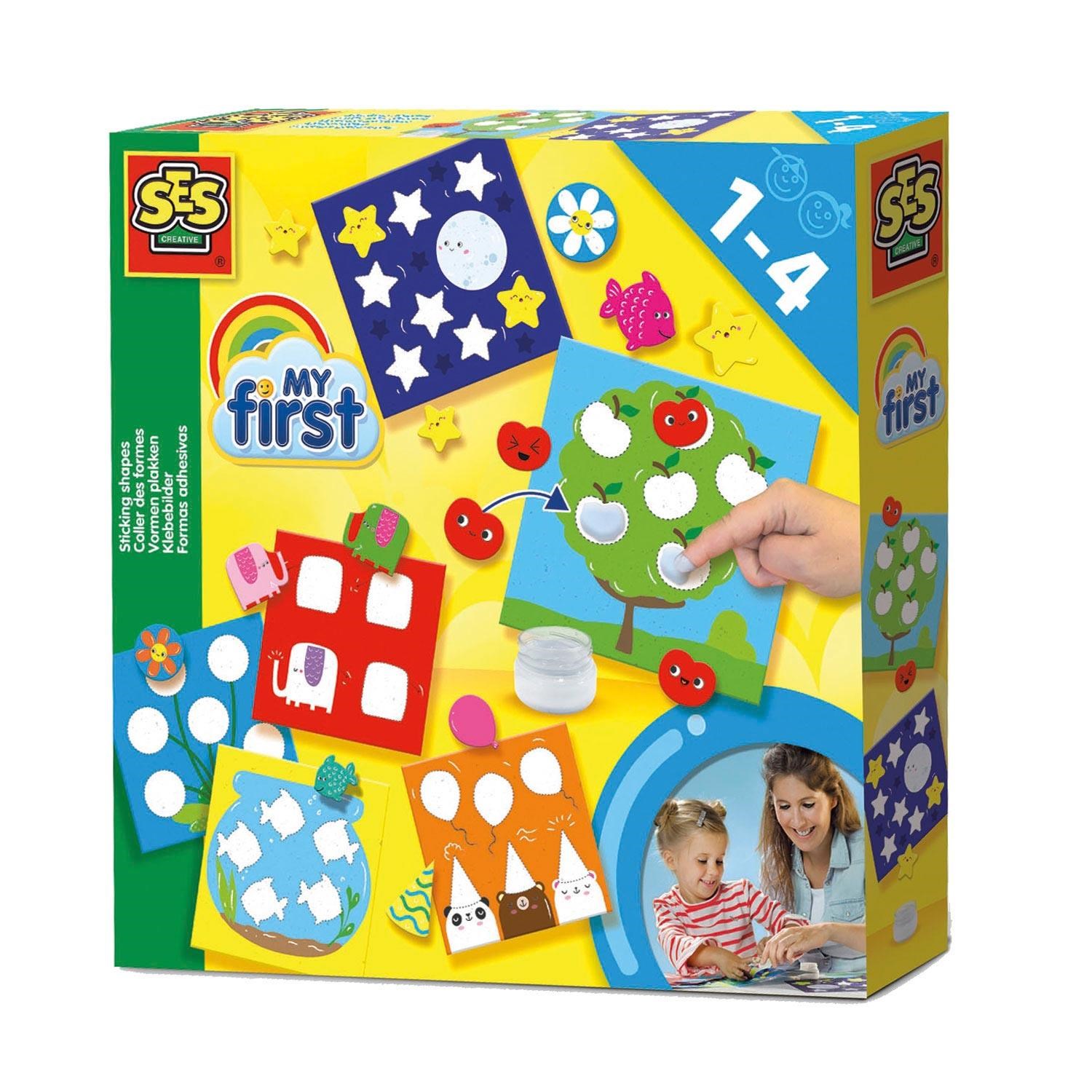 SES Creative My First - Paste Shapes Kreativt Legetøj 14428