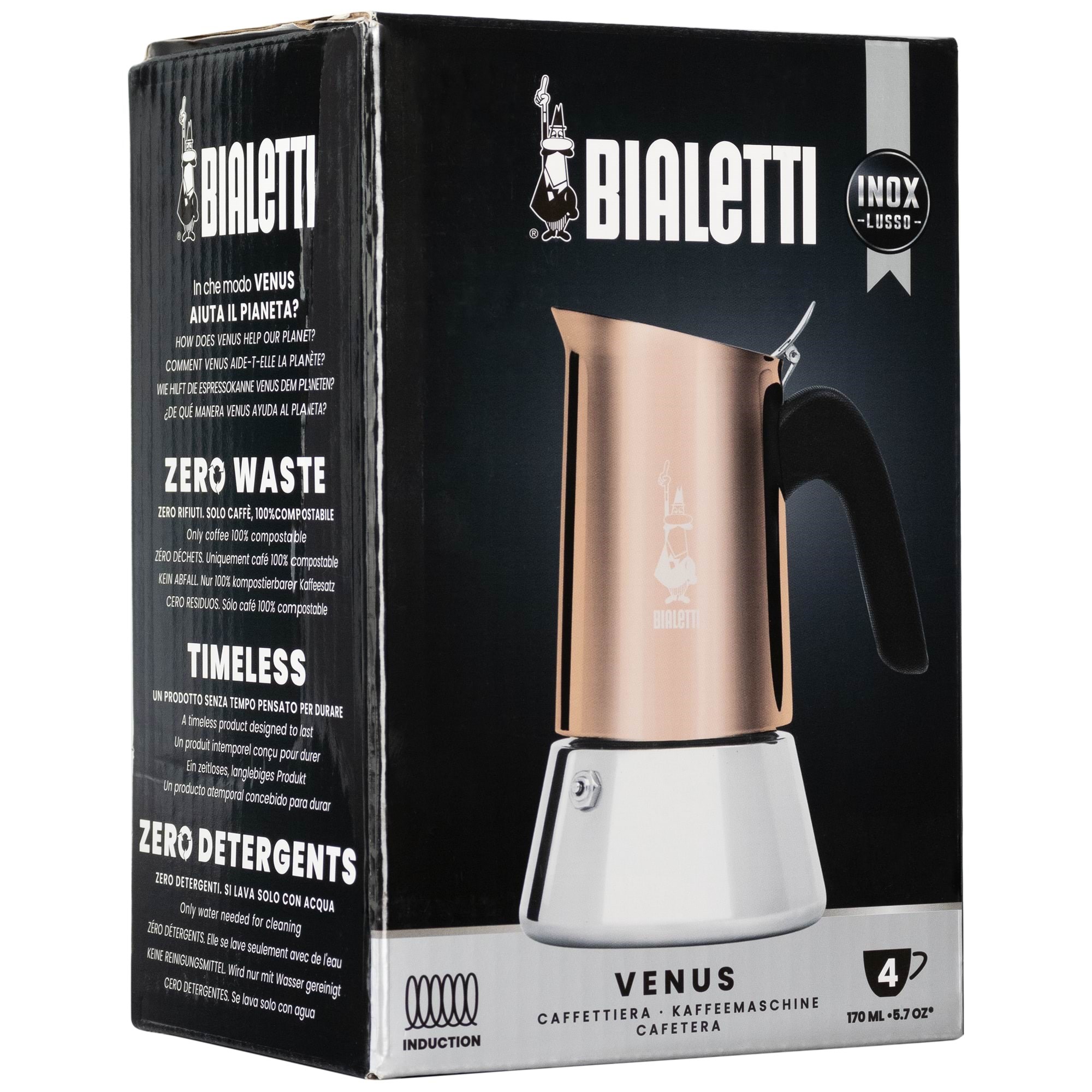 Bialetti New Venus 4 cups Kaffemaskine Guld 7284