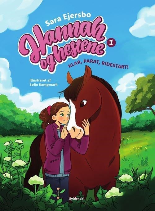Hannah og hestene 1 - Klar parat ridestart! - Børnebog - Hardcover Børnebog 9788702391350