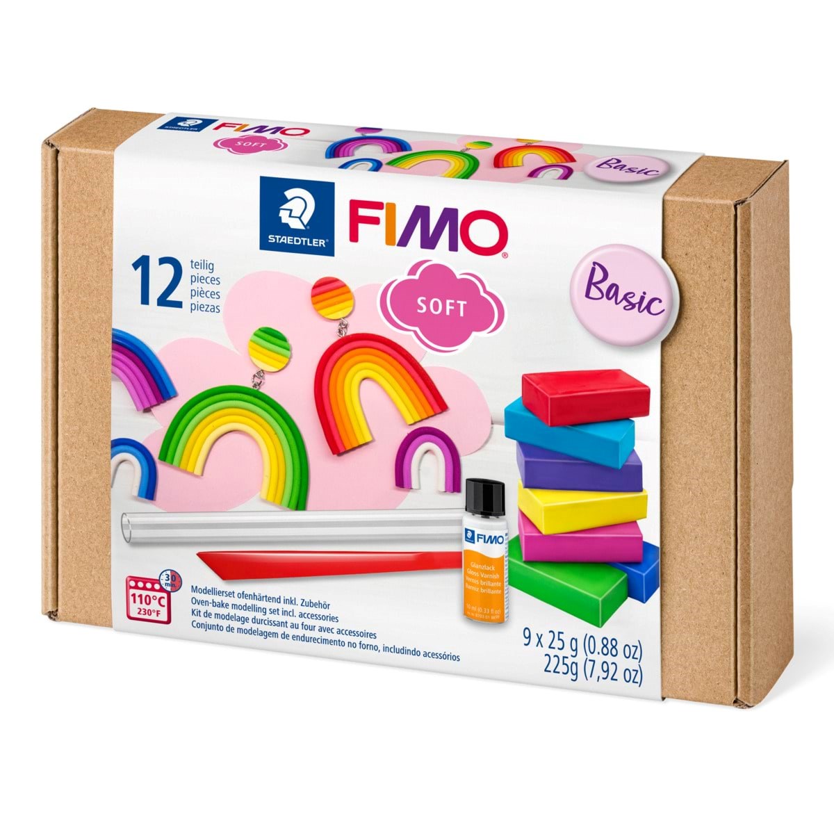 Stædtler FIMO soft basis 9x25g Ass Værktøj Konference Præsentation 8023 10