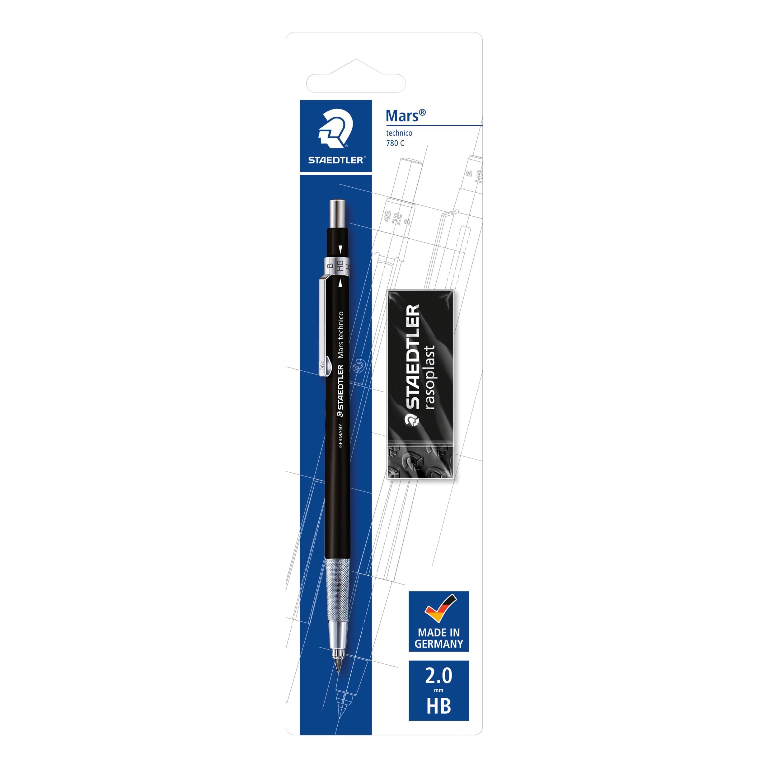 Staedtler Mars Technico Pencil, Sort/Bk Tegneværktøj 780 C BKP6