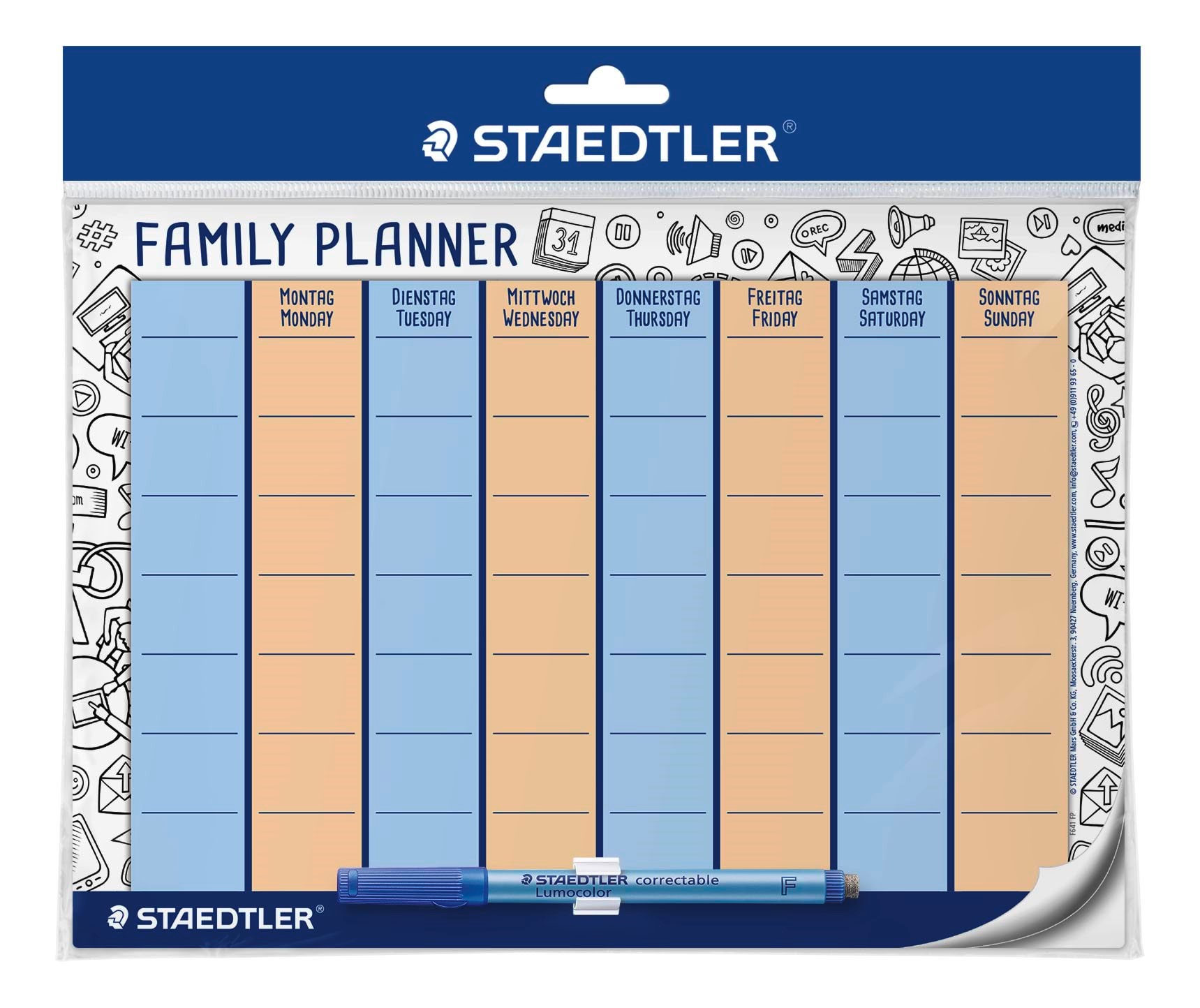 Stædtler Lumocolor Familie Kalender Kalender 641 FP