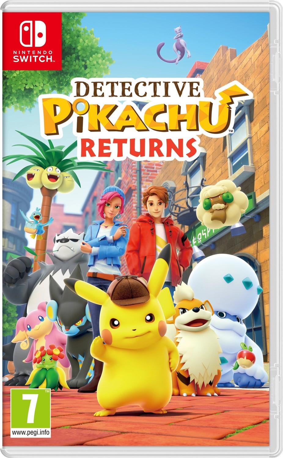 Detective Pikachu Returns - Nintendo Switch - Eventyr Spil 0045496479626