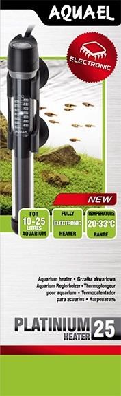 AQUæL Platinium Aquarium Heater 25W Fisk 975080