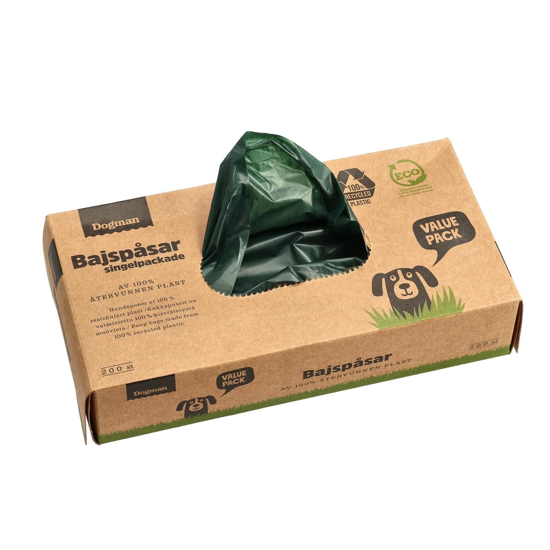Dogman Høm-Høm Hundeposer (200-pak) Hundeudstyr 738897