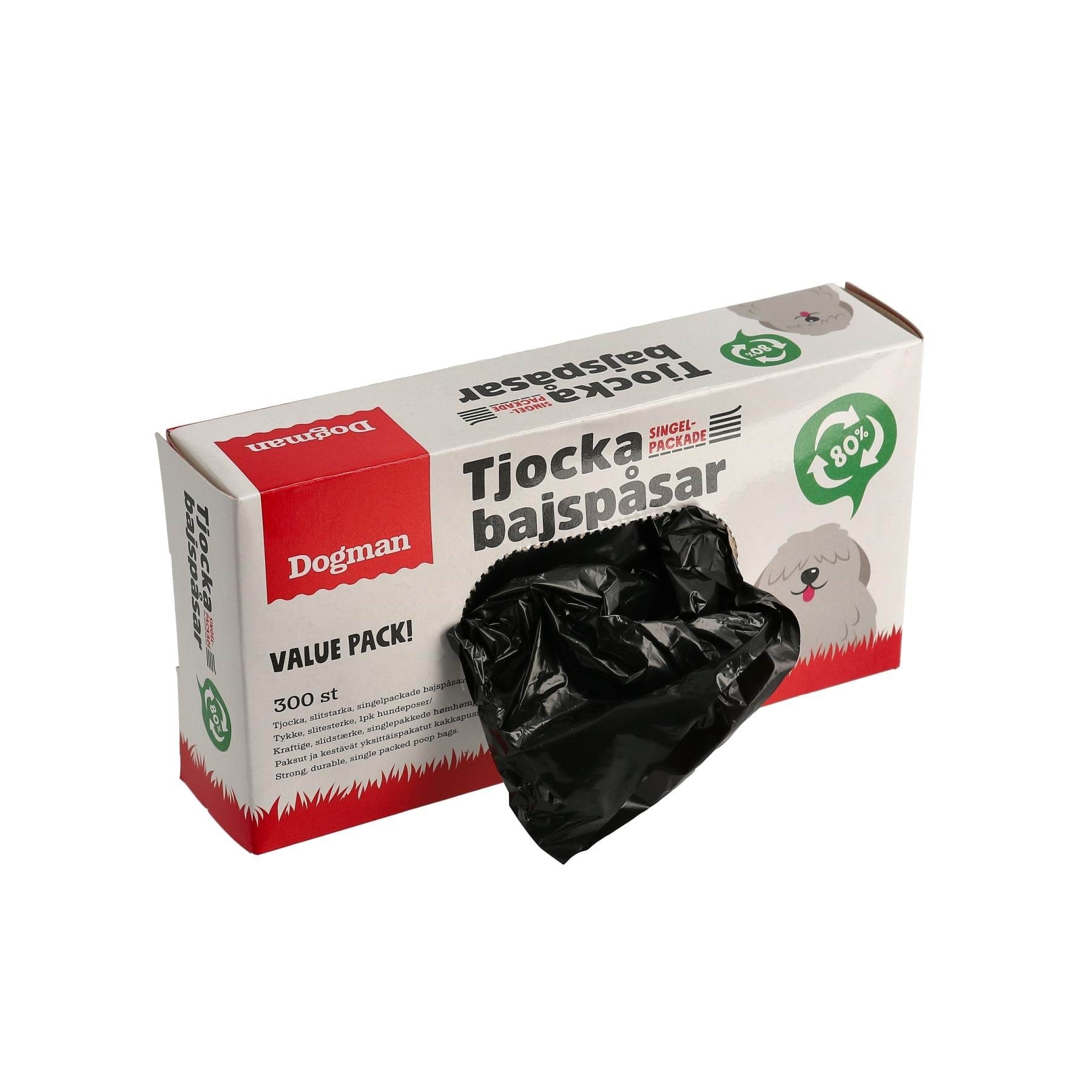 Dogman Tykke hundeposer Value Pack 300-pack Hundeudstyr 738899