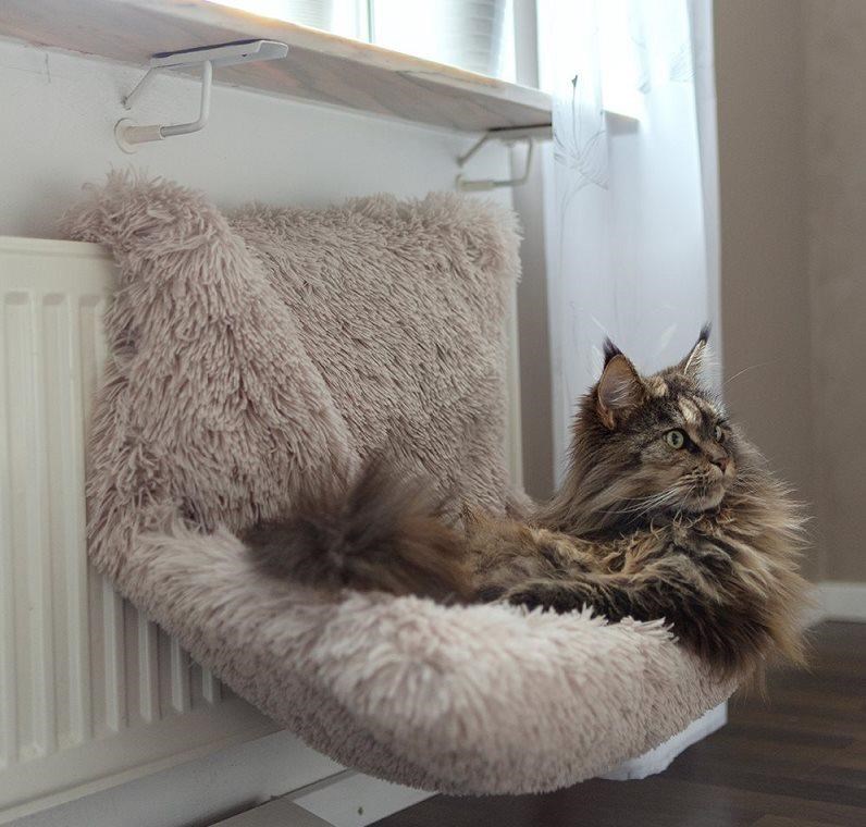 Dogman Hyggelig radiator-seng til katte Katteudstyr 804961