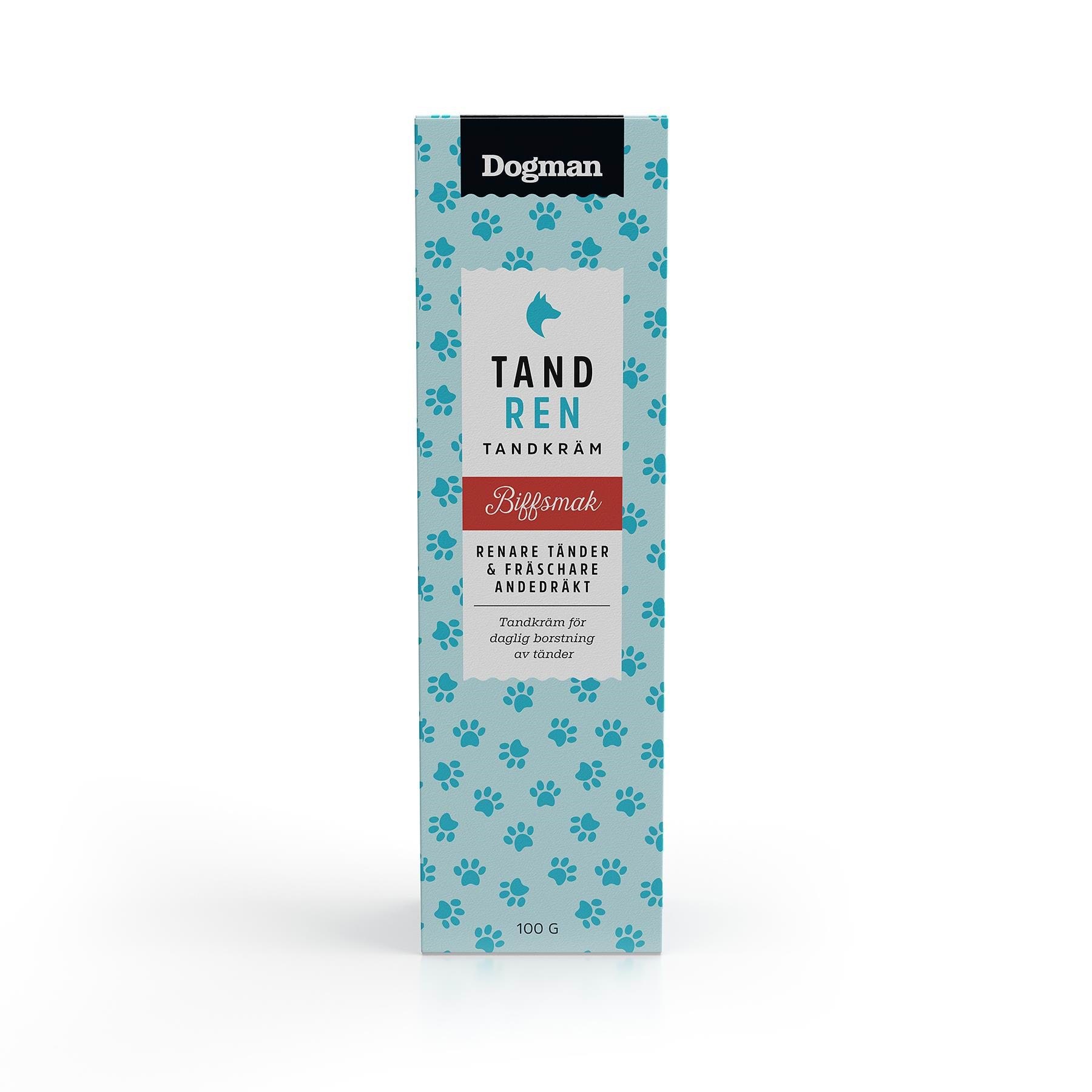 Dogman Tandpasta med oksekødssmag 100g Hundeudstyr 575045