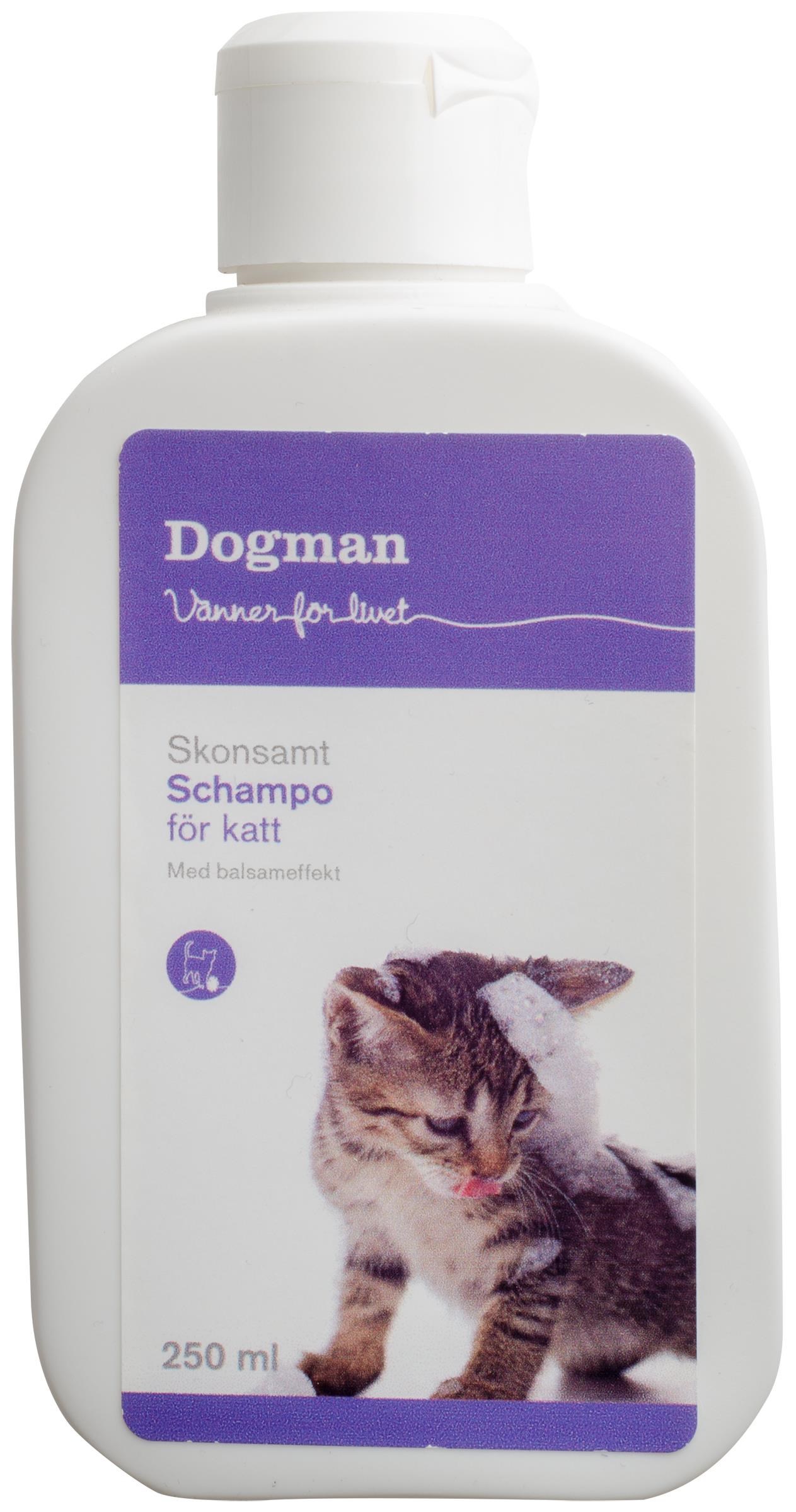 Dogman Shampoo til kat 250ml Katteudstyr 602250