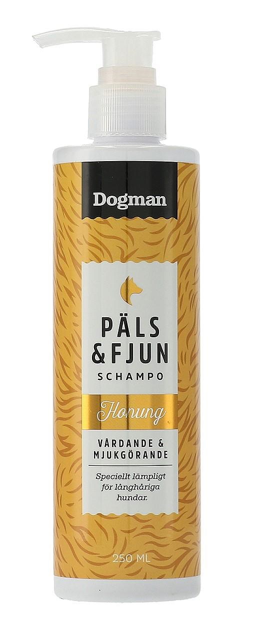 Dogman Päls & Fjun Nærende Honning Hundeshampoo 250ml Hundeudstyr 603303