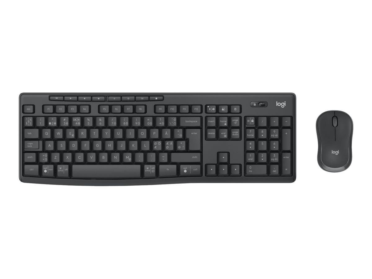 Logitech MK370 Combo for Business - Tastatur & Mus sæt - Nordisk - Sort