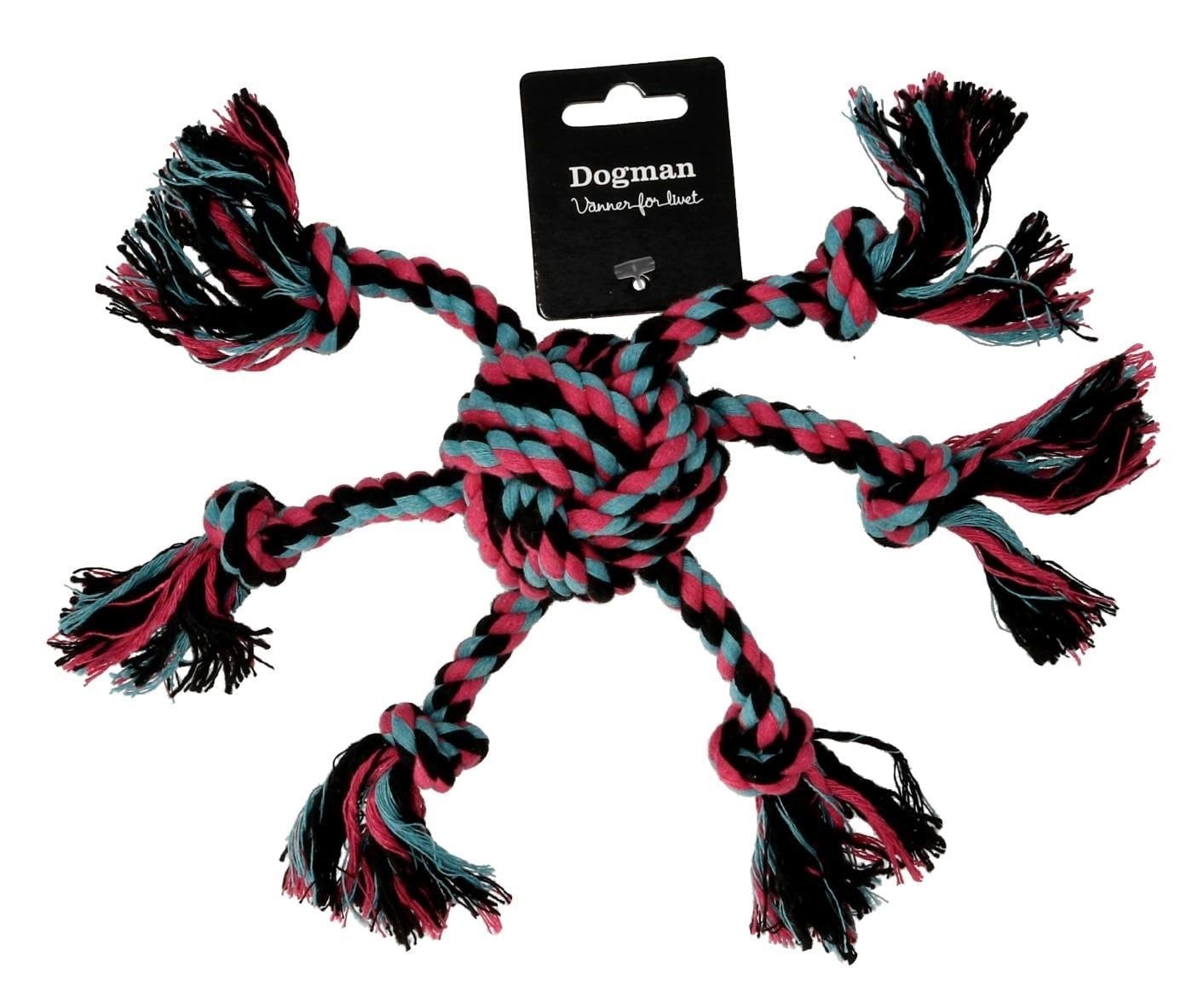 Dogman Hundelegetøj Reb Edderkop 28cm Hundeudstyr 333558