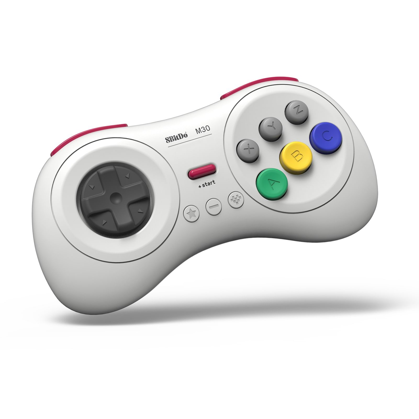 8BitDo M30 Bluetooth Pad White - Wireless Controller - Android