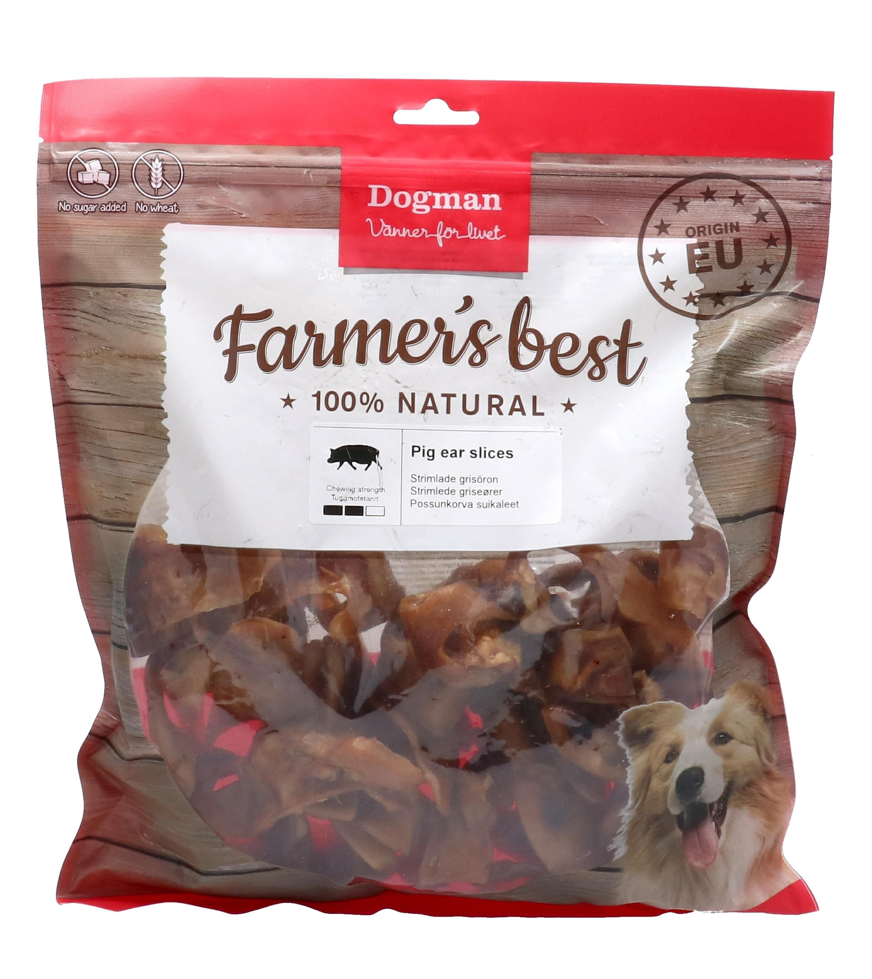Dogman Griseøreskiver 500g Hundeudstyr 480164