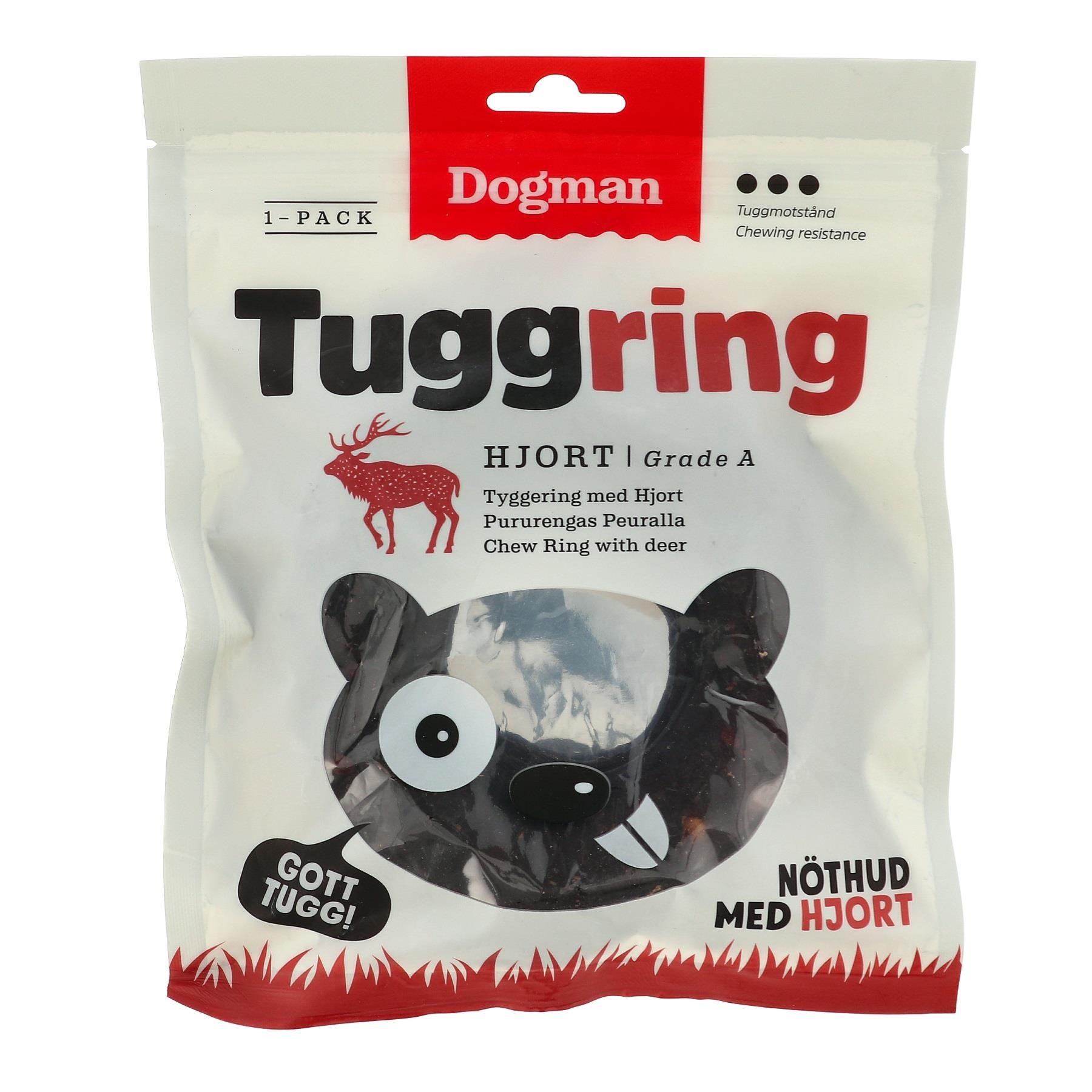 Dogman Hundegodbidder Tyggering Presset Hjort 160g Hundeudstyr 310446