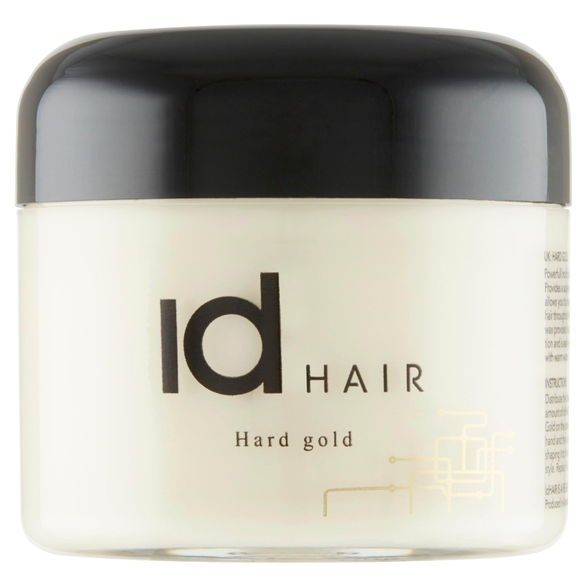 IdHAIR Hard Gold Hair Wax 90 ml Haarpleje ID Voks Hard Gold