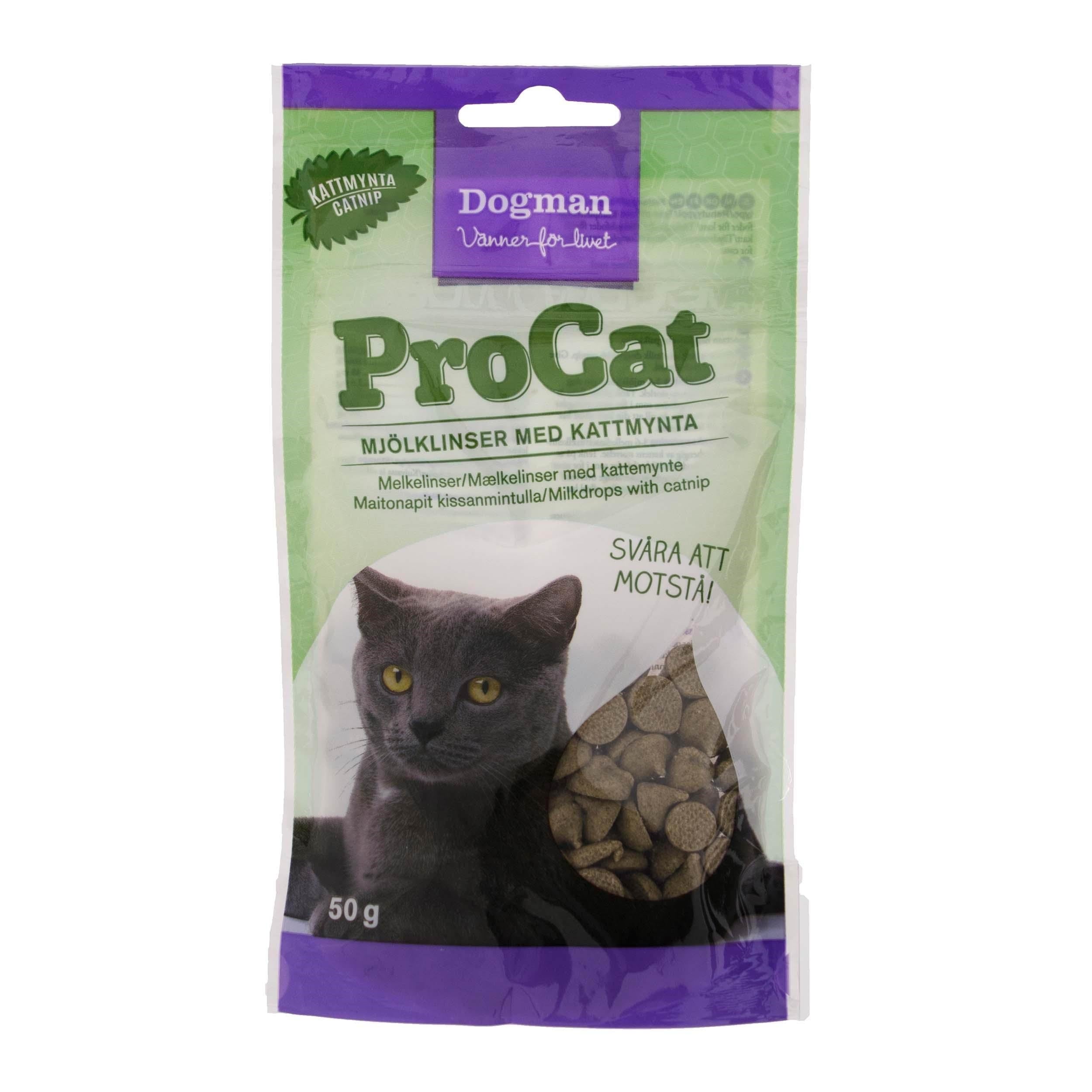 Dogman Procat Milk Drops Catnip 50g Katteudstyr 438461