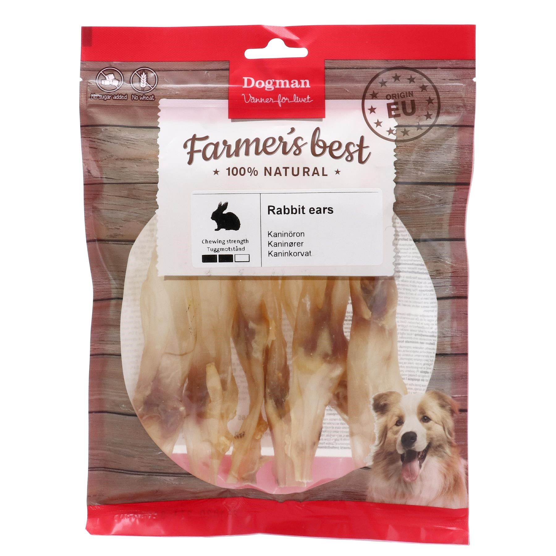 Dogman Rabbit ears 60g Hundeudstyr 480165