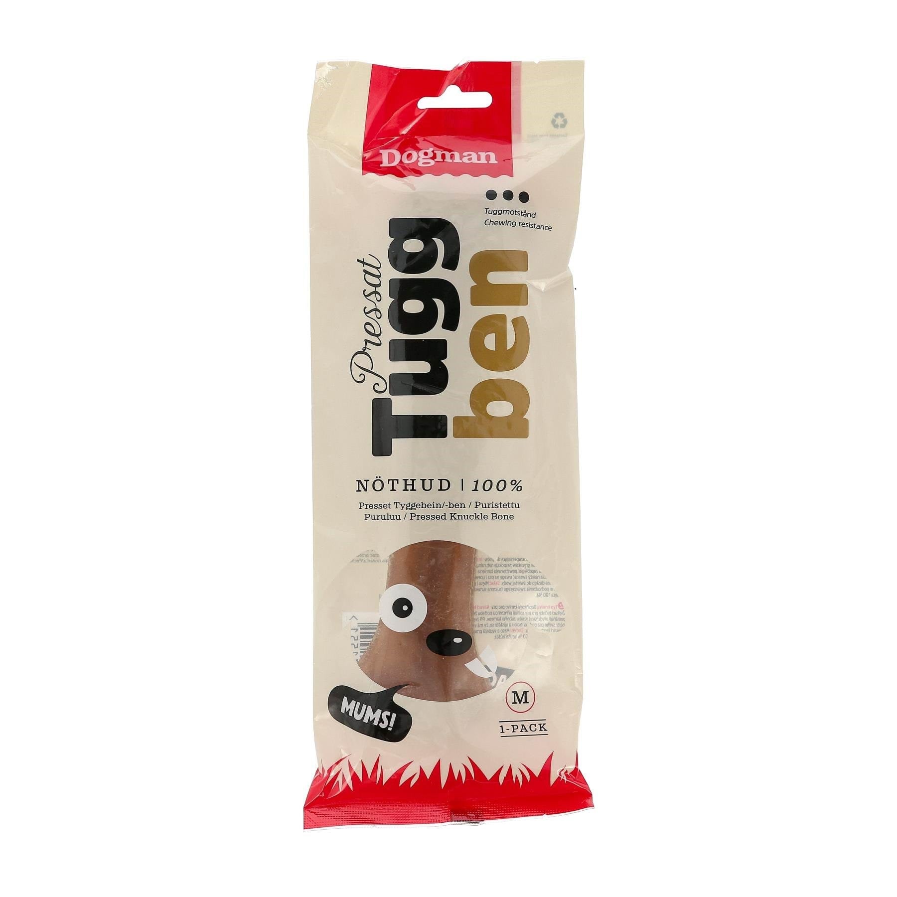 Dogman Tyggeben presset M Hundeudstyr 3155