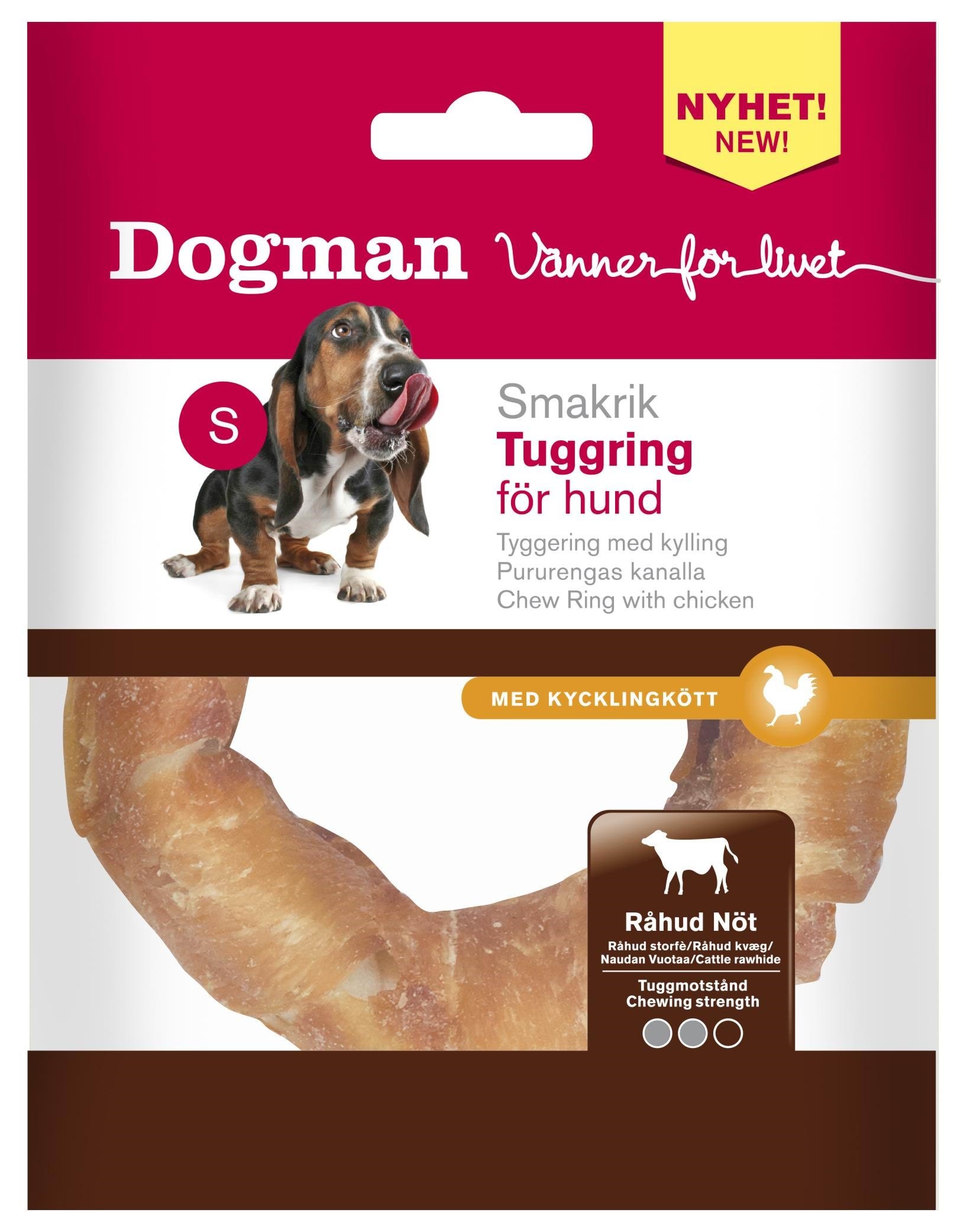 Dogman Tyggering med kylling 1-pack Hundeudstyr 310280