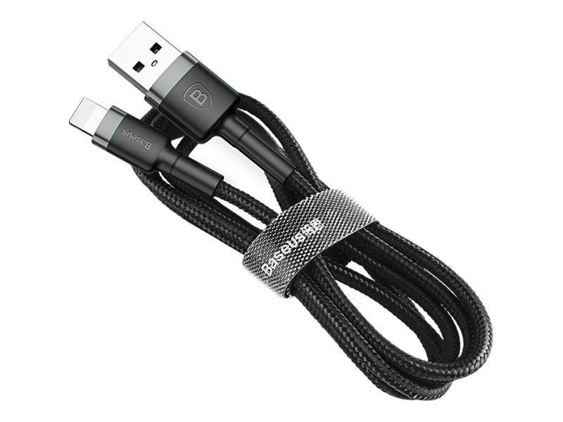 Baseus Cafule Lightning cable - 3 m Usb Kabel Sort CALKLF-RG1