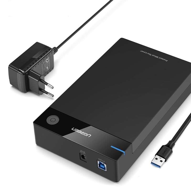 UGREEN USB 3.0 - 3.5" Hard Drive Box Harddisk Tilbehør 50422-UG