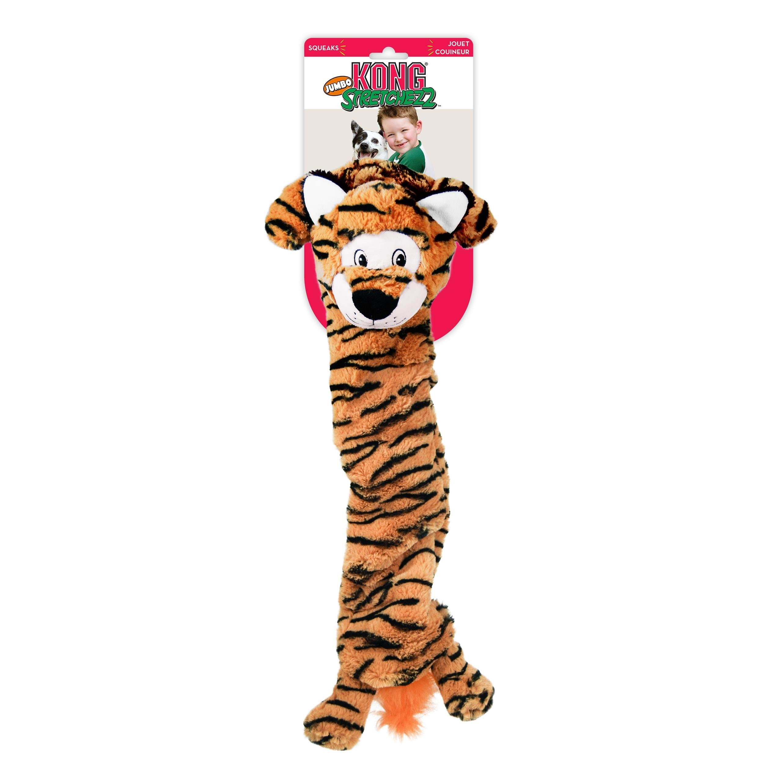 KONG Toy Stretchezz Tiger Hundeudstyr 340571