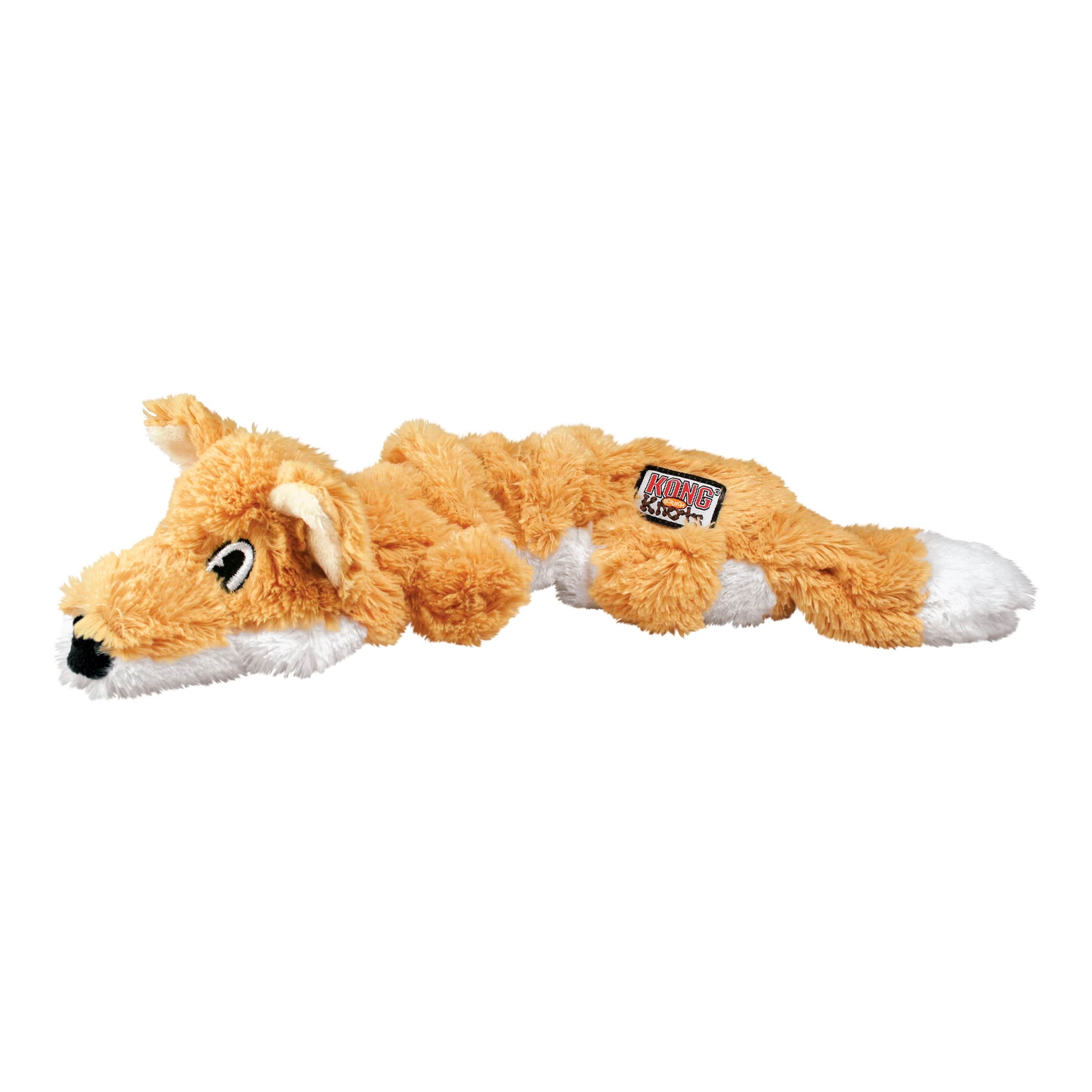 KONG Pet Toy Scrunch Knots Fox M/L 38cm Hundeudstyr 340916