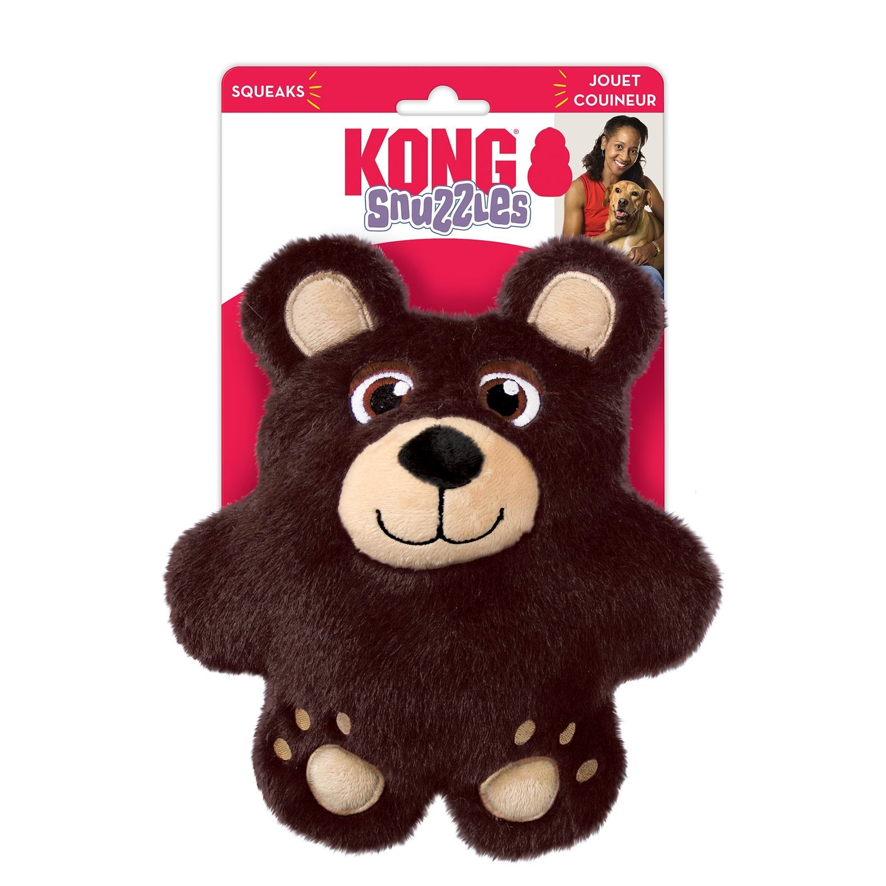 KONG Hundelegetøj Snuzzles Bear 21cm Hundeudstyr 341004