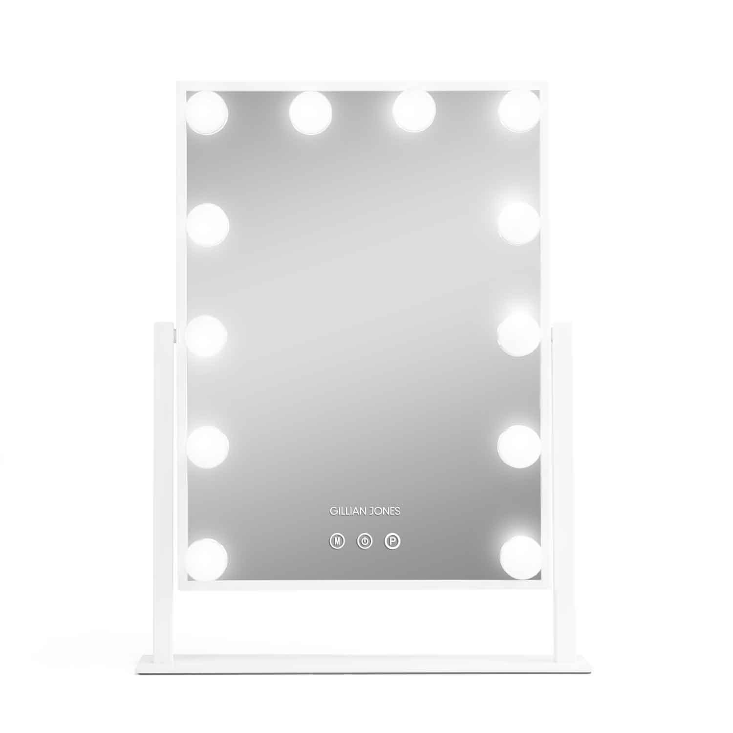 Gillian Jones LED-lys Hollywood-spejl hvid Makeupspejl 0259-90