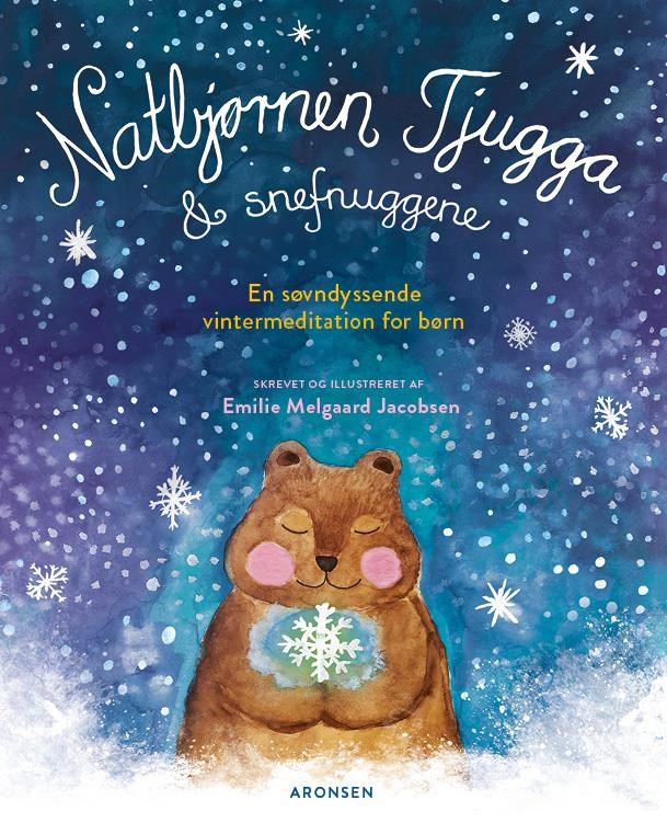 Natbjørnen Tjugga og snefnuggene - Børnebog - Hardcover Børnebog 9788794008082