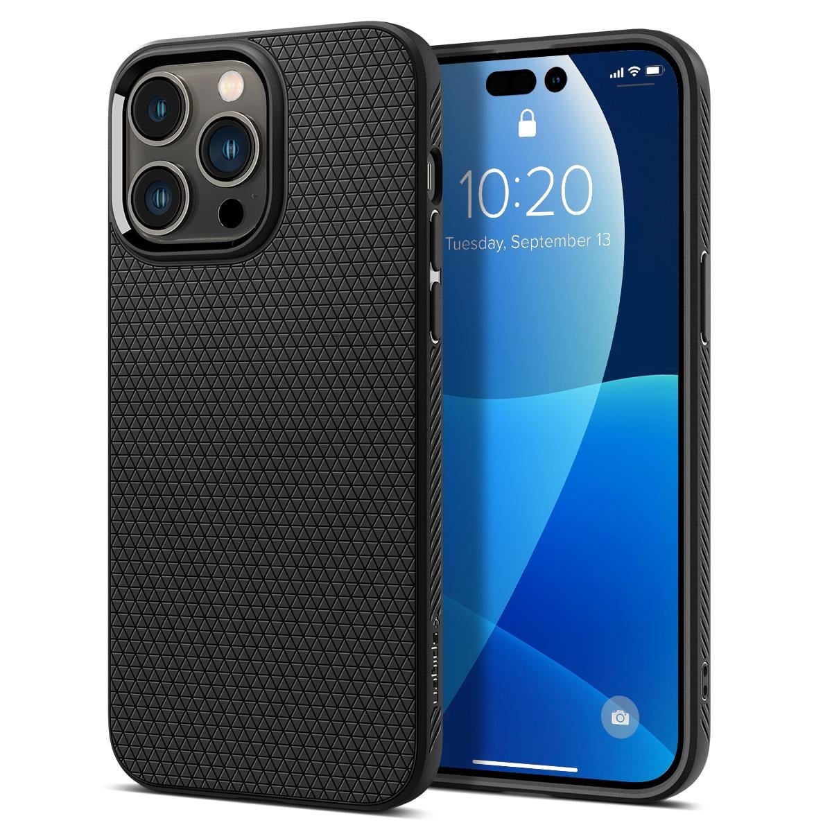 Spigen Liquid Air - matte black - iPhone 14 Pro Mobilcover ACS04957