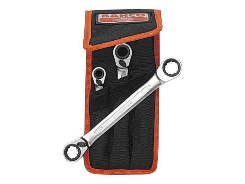 BAHCO S4RM - box-end ratcheting wrench set - 3 pieces Værktøj S4RM/3T