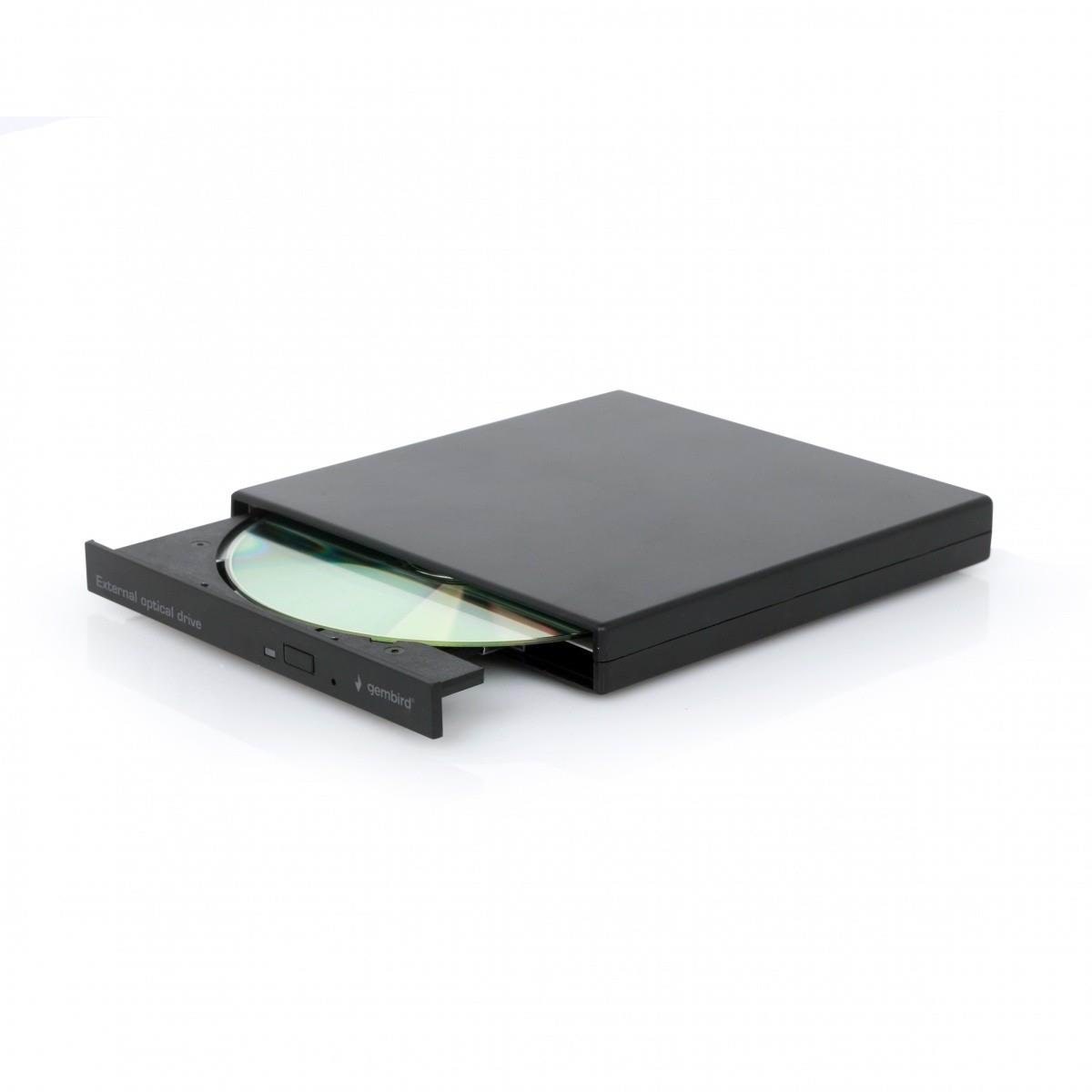 Gembird DVD±RW (±R DL) drive - USB 2.0 - external - DVD-RW (Brænder) - USB 2.0 - Sort Eksternt Drev DVD-USB-04