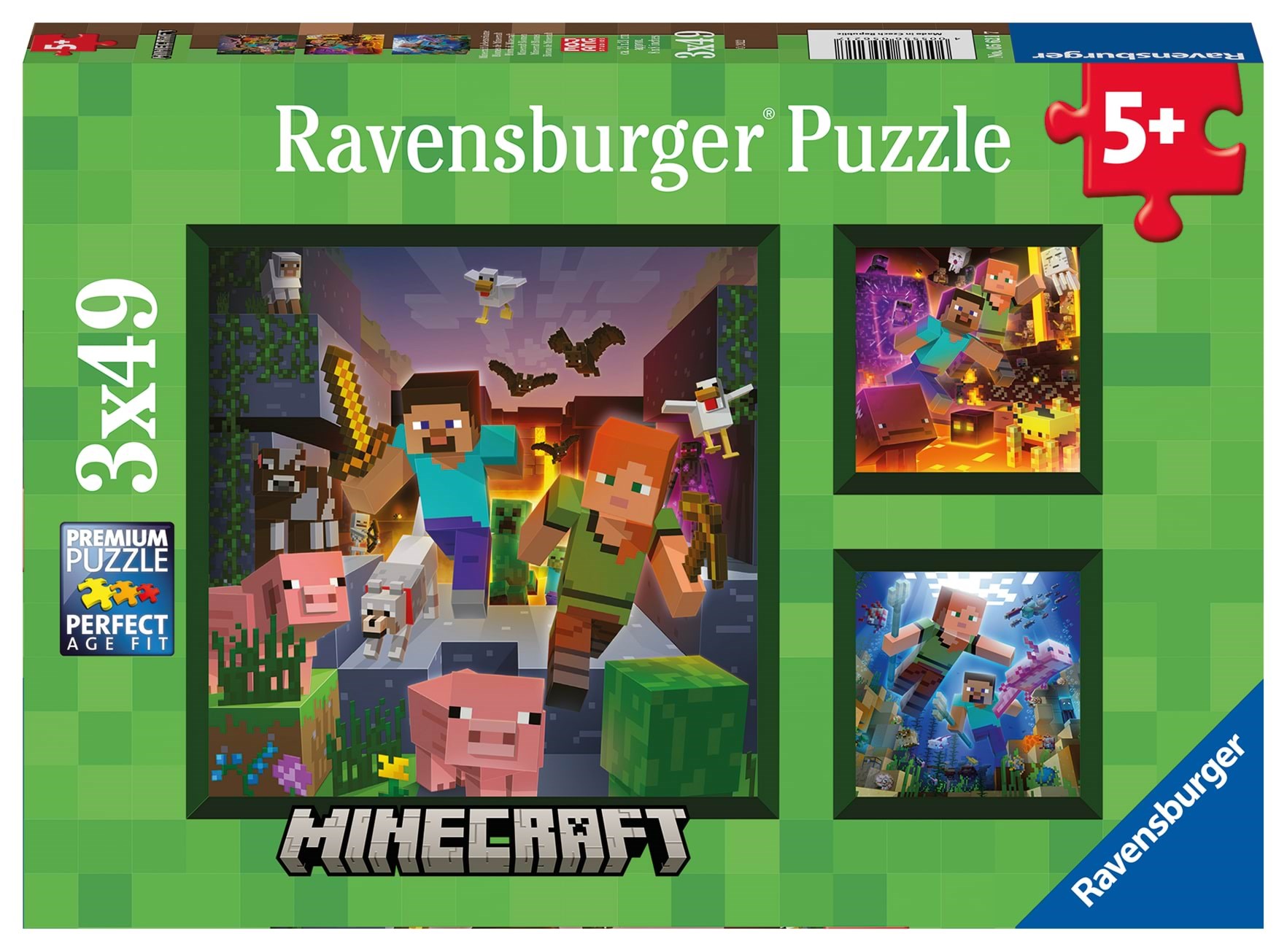 Ravensburger Minecraft Biomes 3x49p