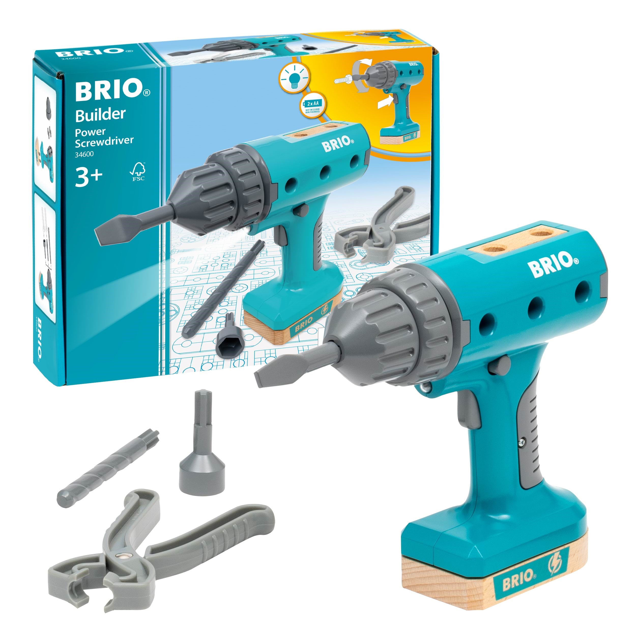 Brio Builder Power Screwdriver Legetøj 34600