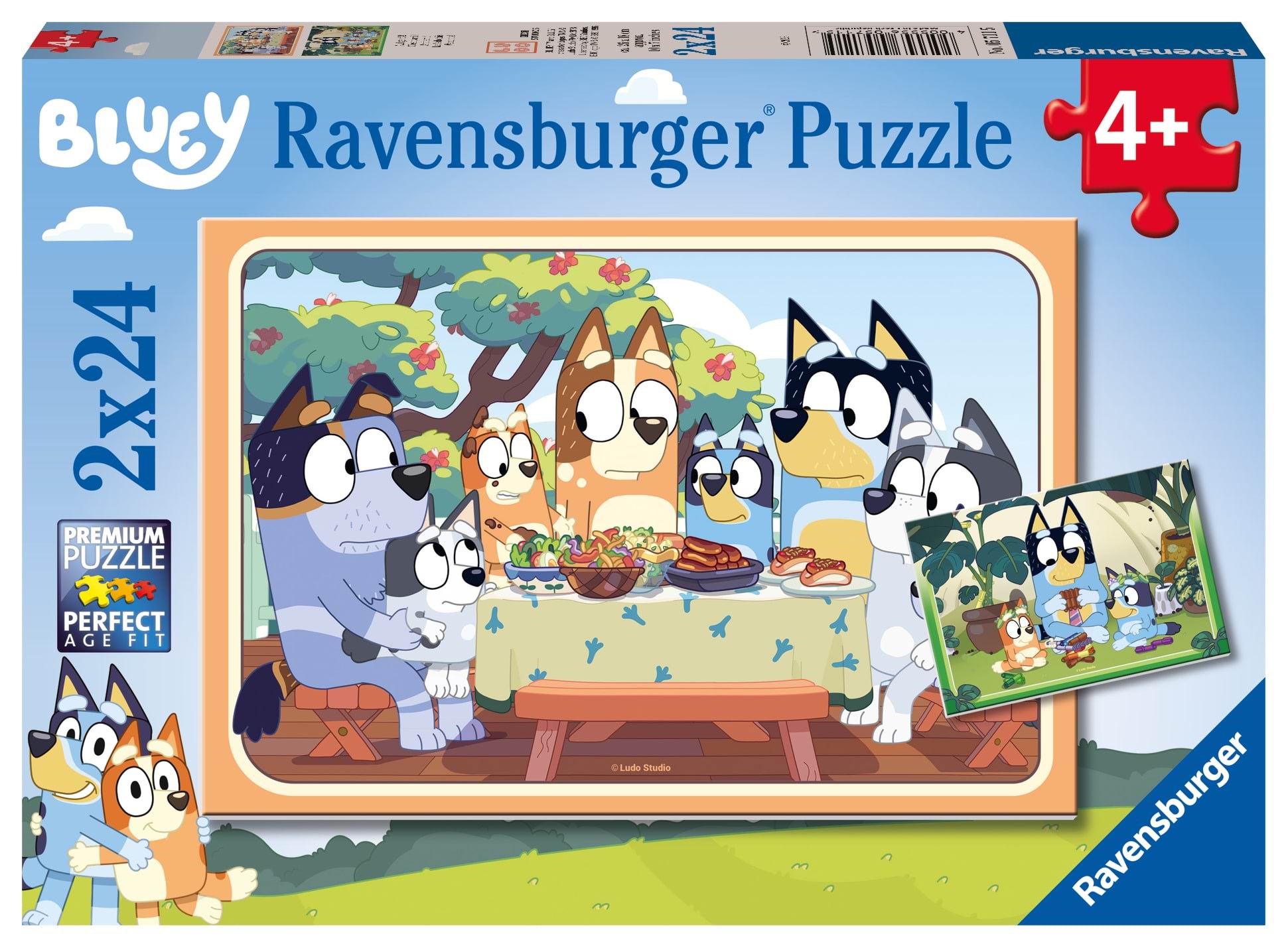 Ravensburger Bluey 2x24p Puslespil 10105711