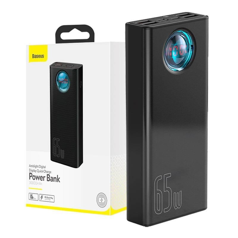 Baseus Amblight - 30000 mAh Powerbank Sort PPLG000101