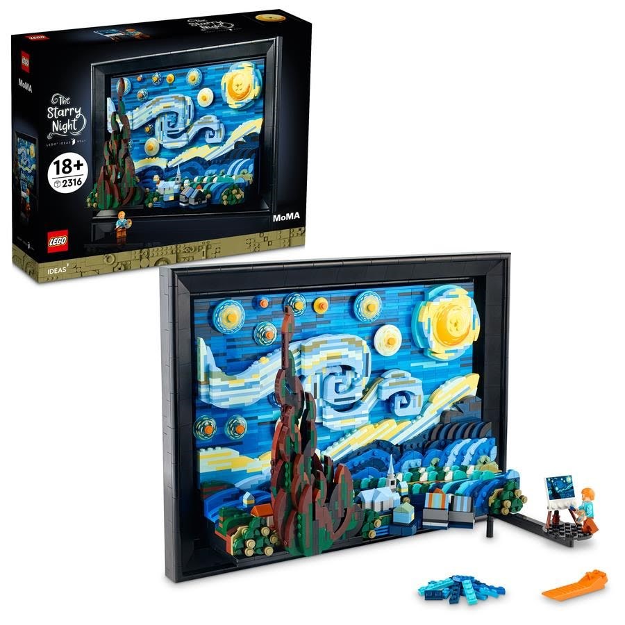 LEGO Ideas 21333 Vincent van Gogh - Stjernenatten byggesæt 18+ år