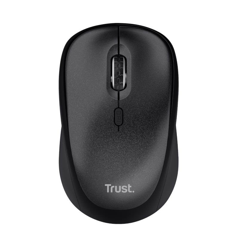 Trust TM-201 Wireless Mouse Black - Mus - Optisk - 4 knapper - Sort Mus 24706