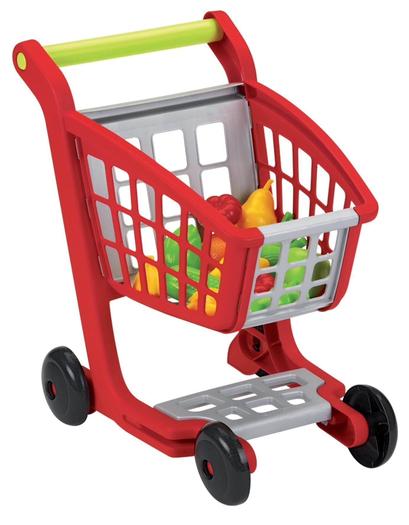 Ecoiffier 100% Chef shopping cart with groceries Legetøj 1225