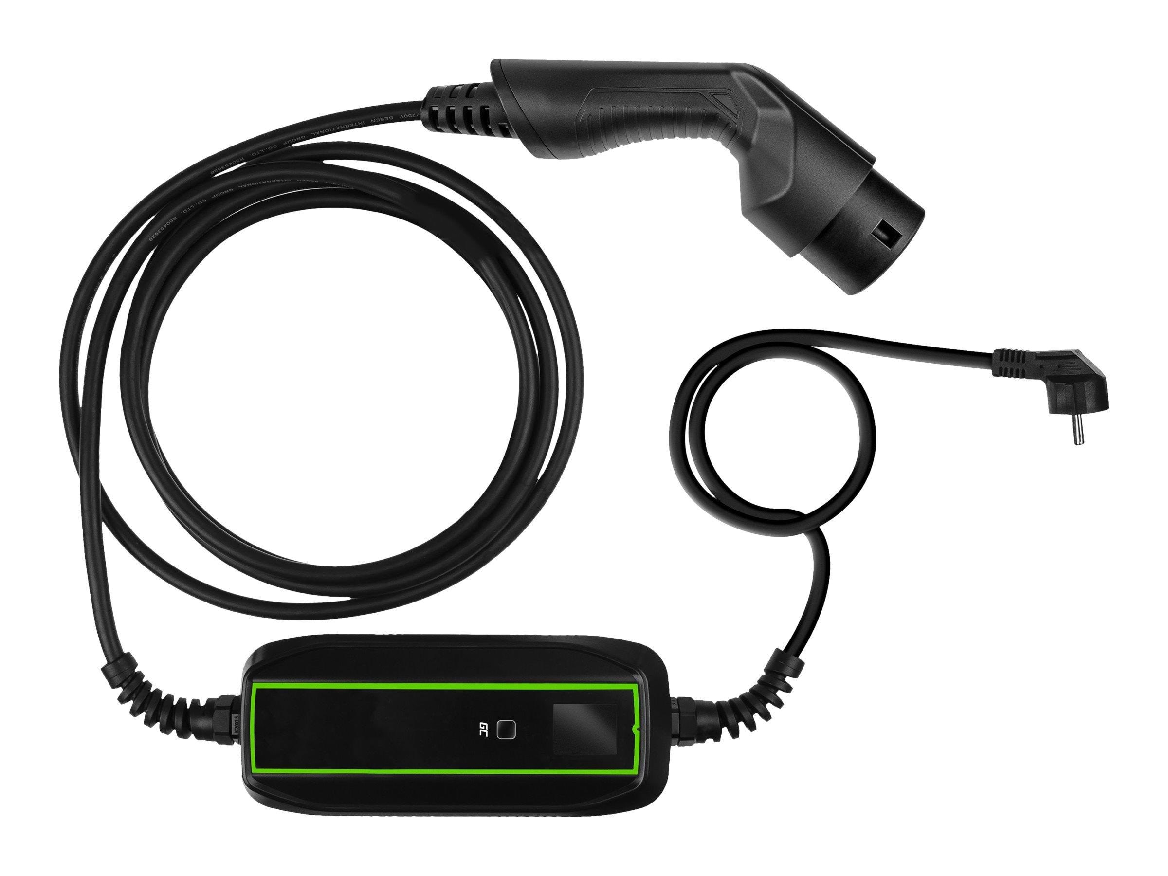 Green Cell EV PowerCable EV charging station - IEC 62196 Type 2 - 3.6 kW Ladeboks EV16