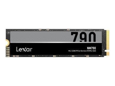 Lexar NM790 SSD - 1TB - M.2 2280 - PCIe 4.0 - Uden køleprofil Ssd Harddisk Sort LNM790X001T-RNNNG