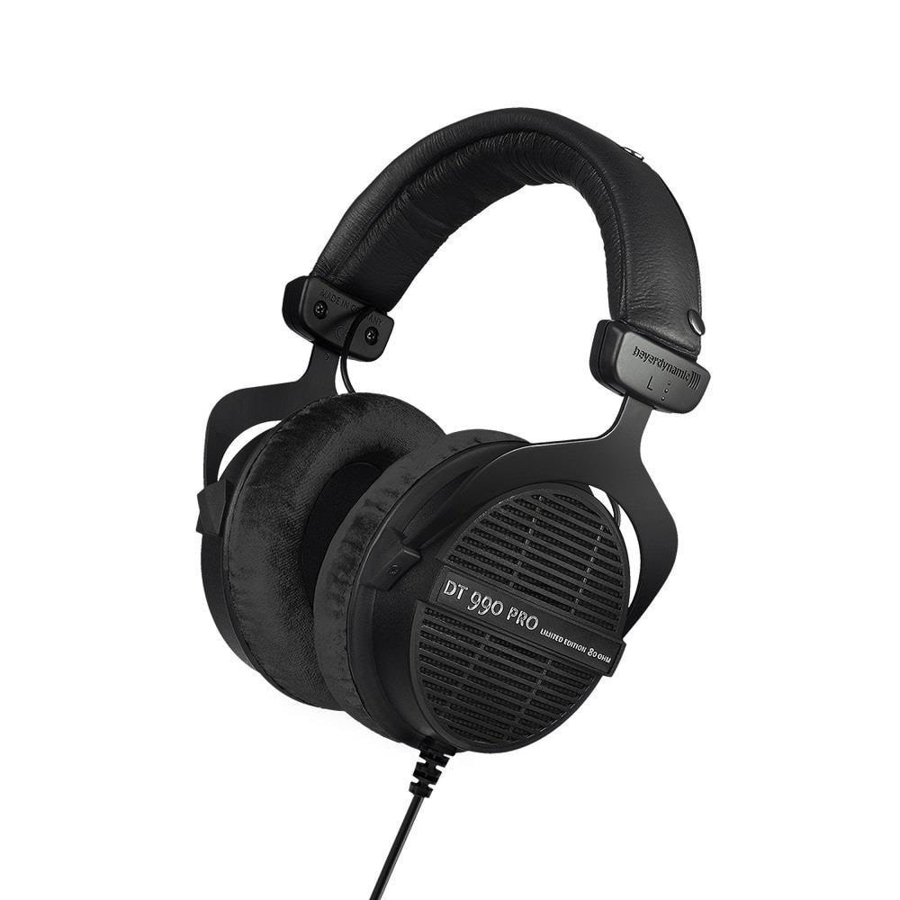 Beyerdynamic DT 990 PRO Black Edition - Open-back (80 ohm) Hovedtelefoner Og Headset Sort 43000191