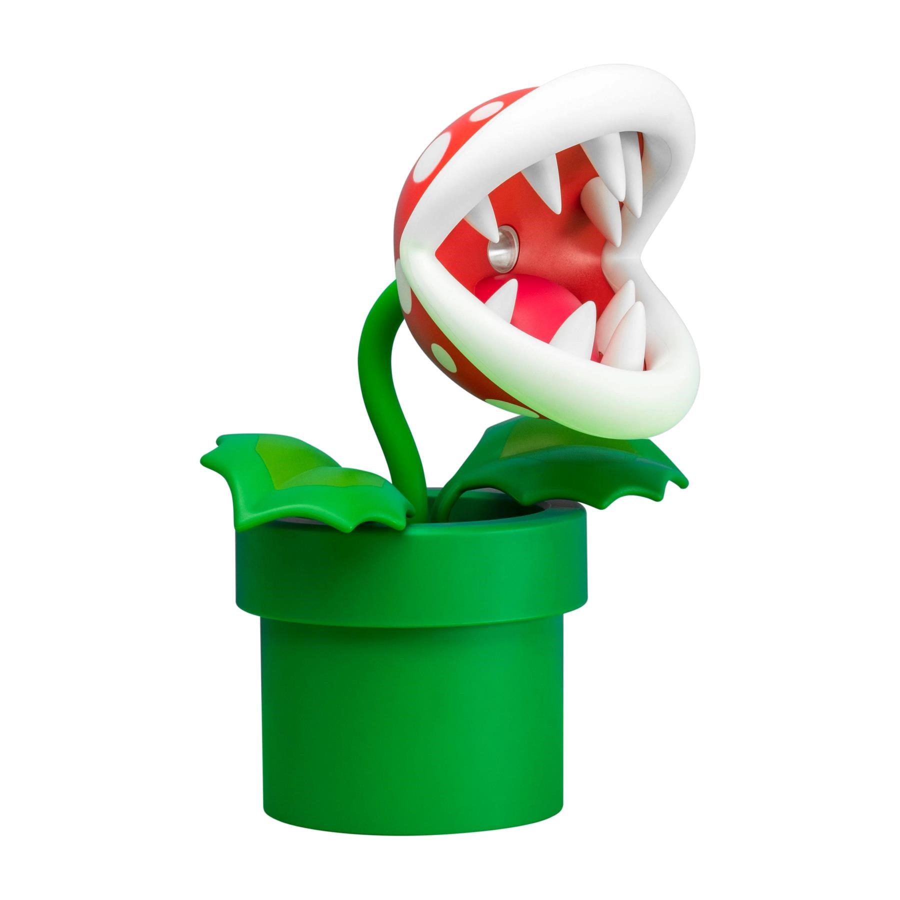Paladone - Super Mario: Mini Piranha Plant Posable Lamp V2 - Lampe Merchandise PP7448NNV2